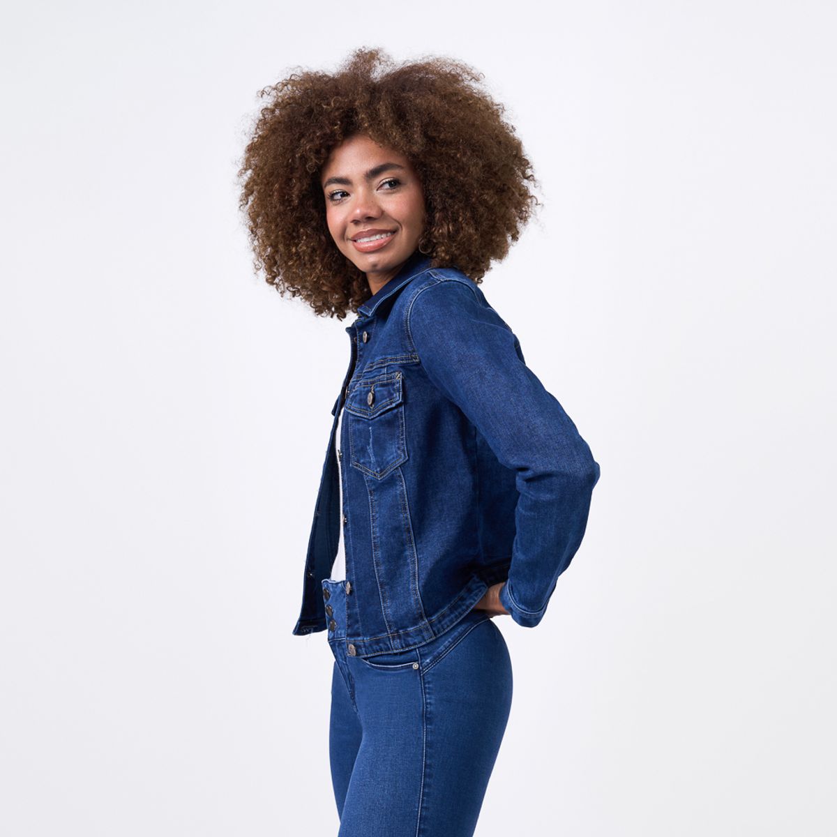 BRONCO - CASACA BRONCO MUJER GI24TEJAS DENIM CONFORT