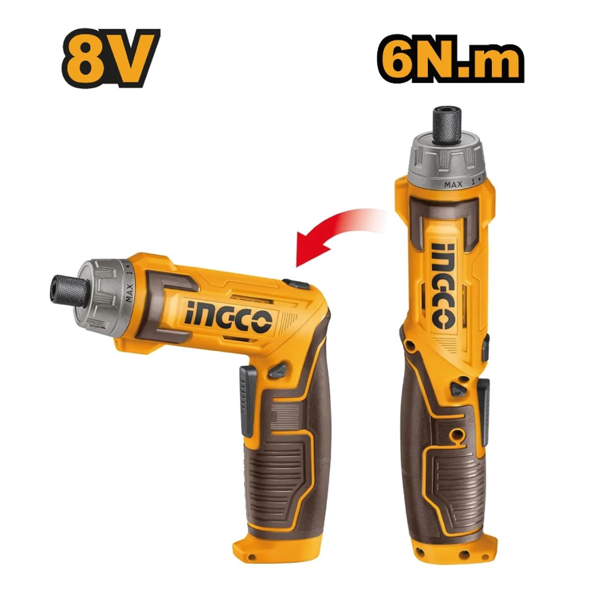 INGCO TOOLS - DESTORNILLADOR INALAMBRICO 8V 6NM INGCO