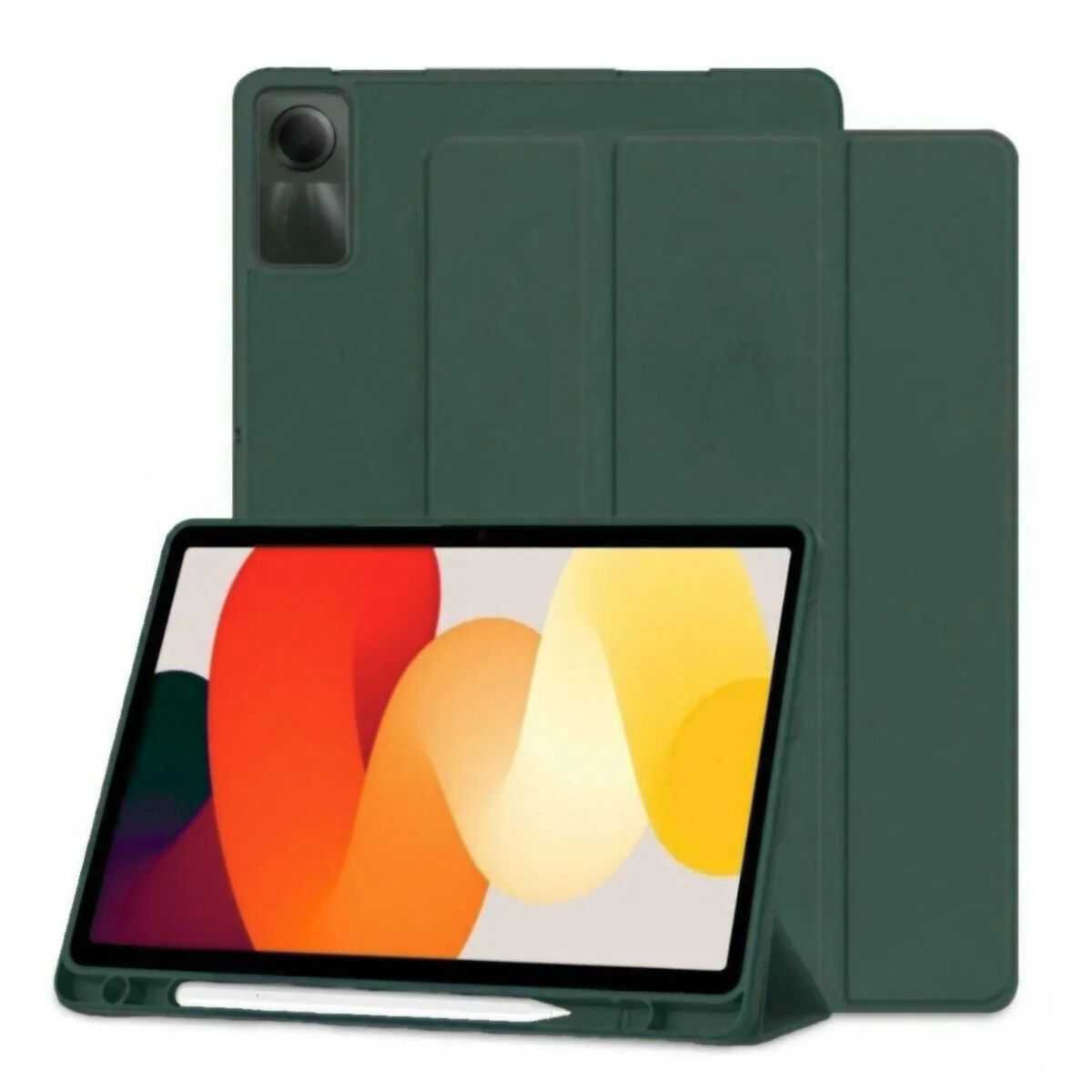 GENERICO - Funda Smart Case Portapencil Para Xiaomi Pad SE 11 - VERDE