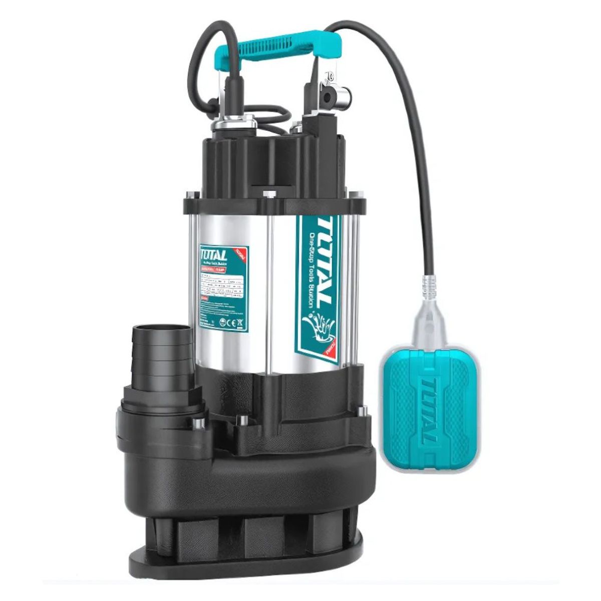 GENERICO - Bomba Sumergible Agua Sucia Acero Inoxidable 750W 1HP Total