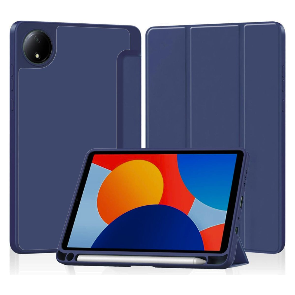 GENERICO - Funda Smart Case Portapencil Para Xiaomi Pad SE 8 .7" - AZUL