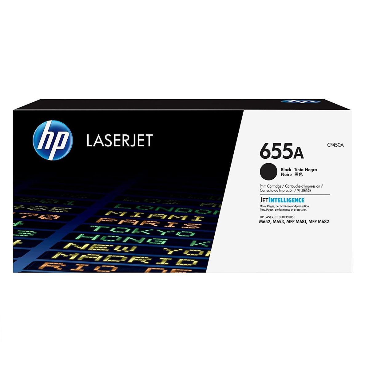 HP - TONER HP 655A NEGRO CF450A LJE M652 M681 ORIGINAL
