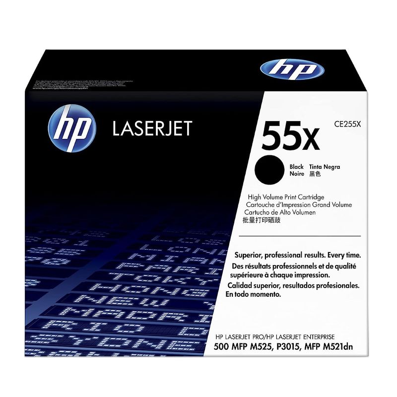 HP - TONER HP 55X NEGRO CE255X LJ CP3015 ORIGINAL