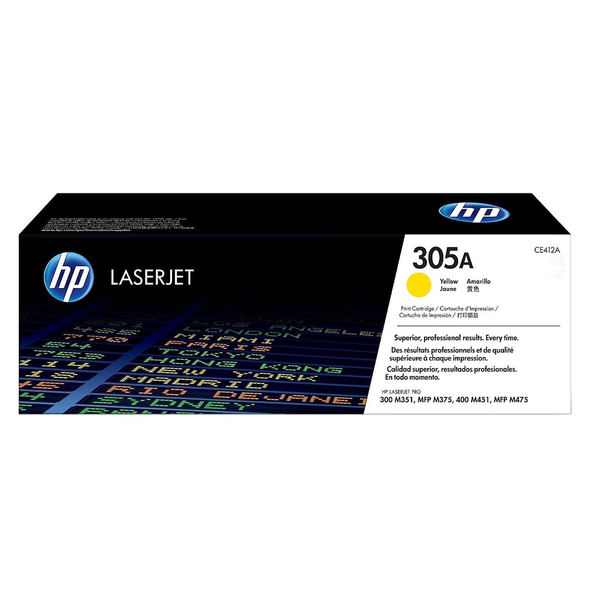 HP - TONER HP 305A AMARILLO CE412A LJP 300 400 ORIGINAL