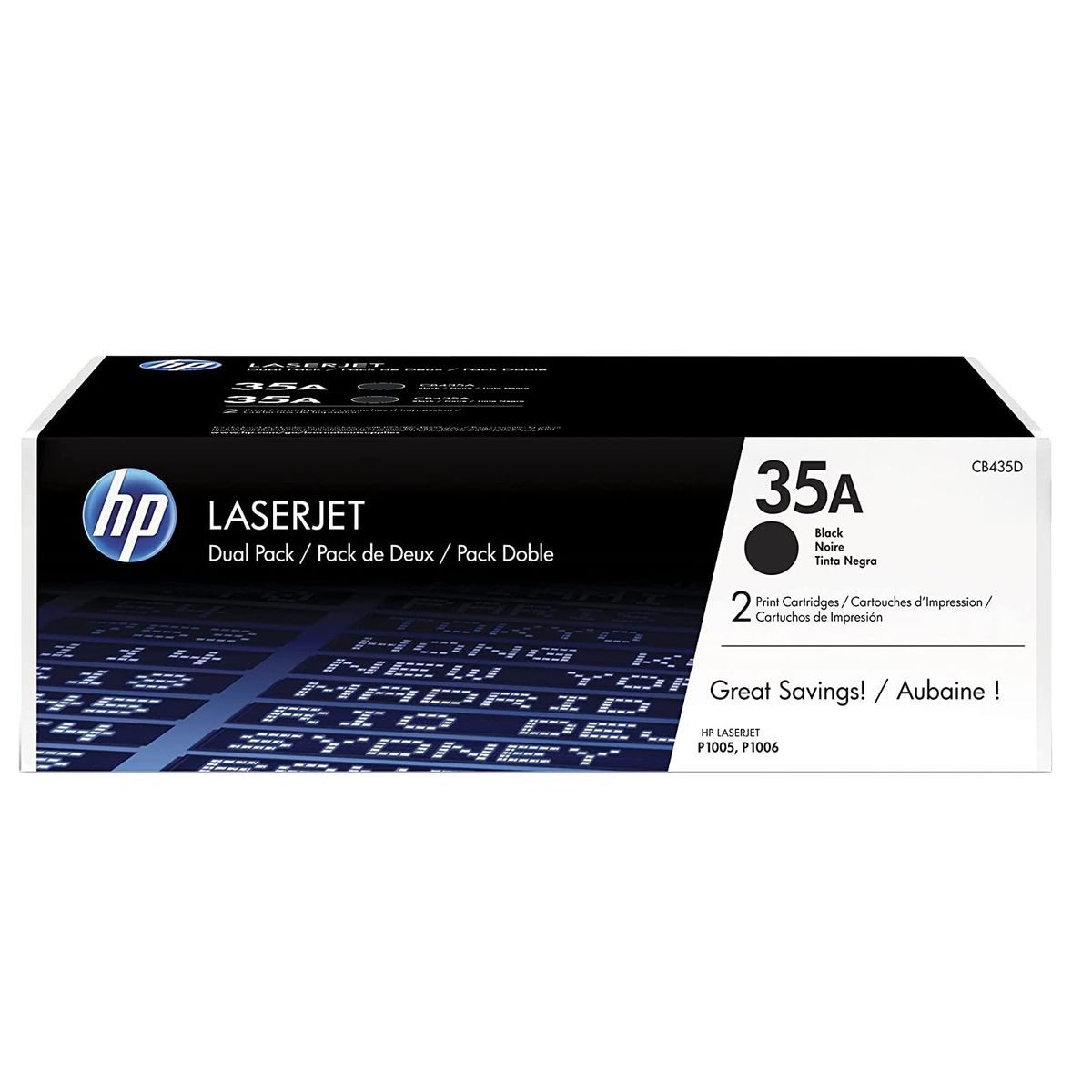 HP - TONER HP 35AD NEGRO CB435AD LJ P1005 P1006 DUAL ORIGINAL