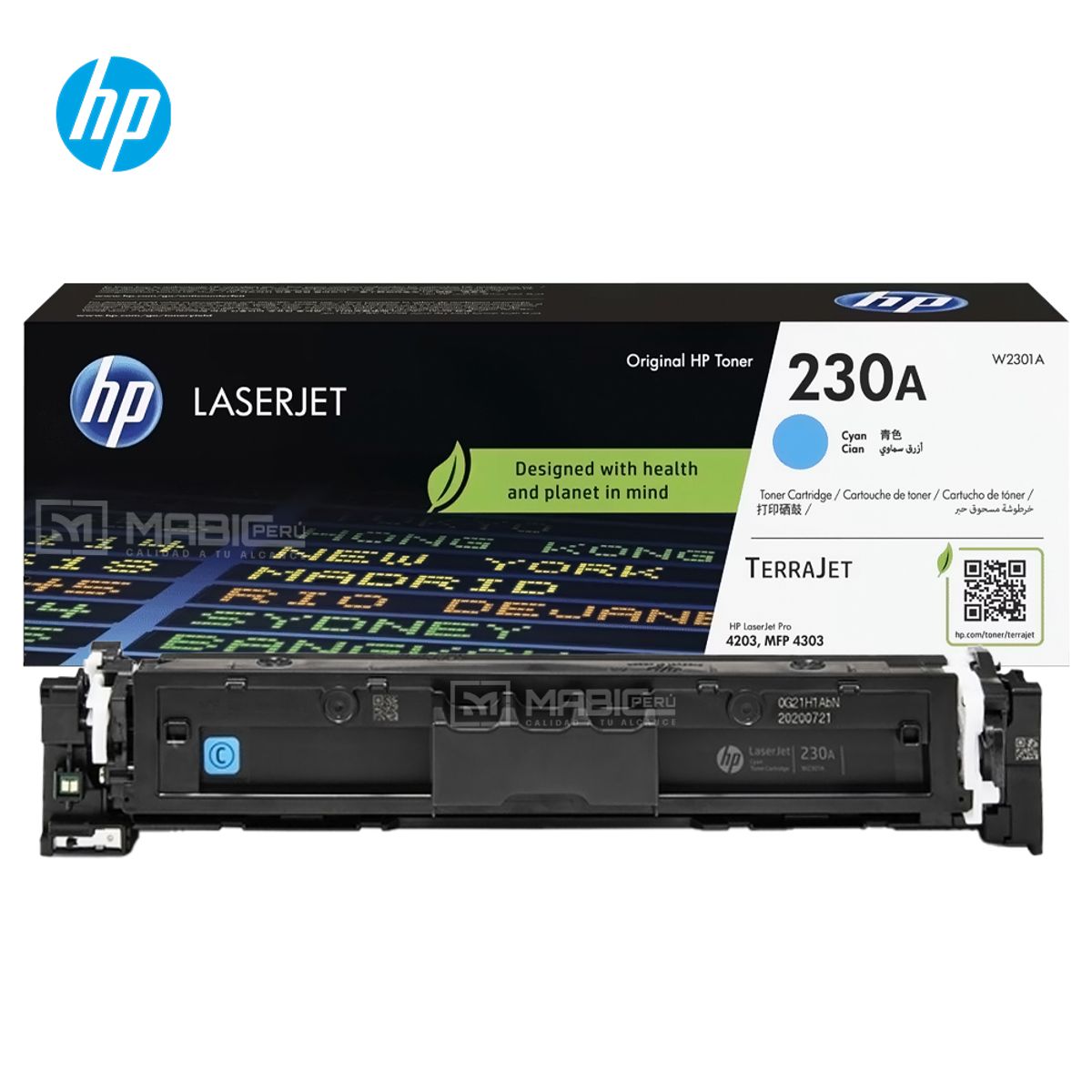 HP - TONER HP 230A CIAN W2301A LJ 4203 MFP 4303 ORIGINAL