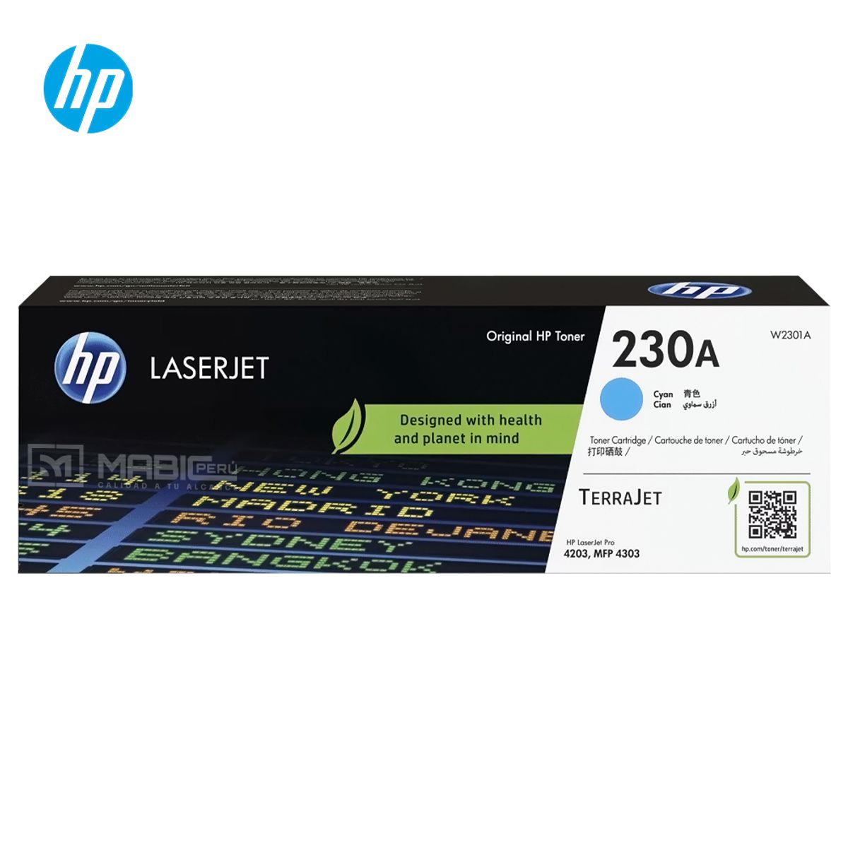 HP - TONER HP 230A CIAN W2301A LJ 4203 MFP 4303 ORIGINAL