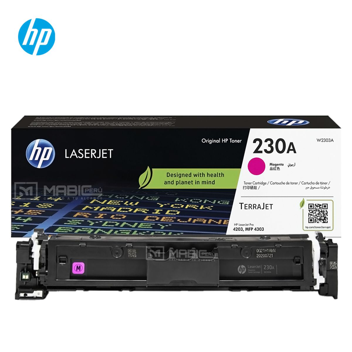 HP - TONER HP 230A MAGENTA W2303A LJ 4203 MFP 4303 ORIGINAL