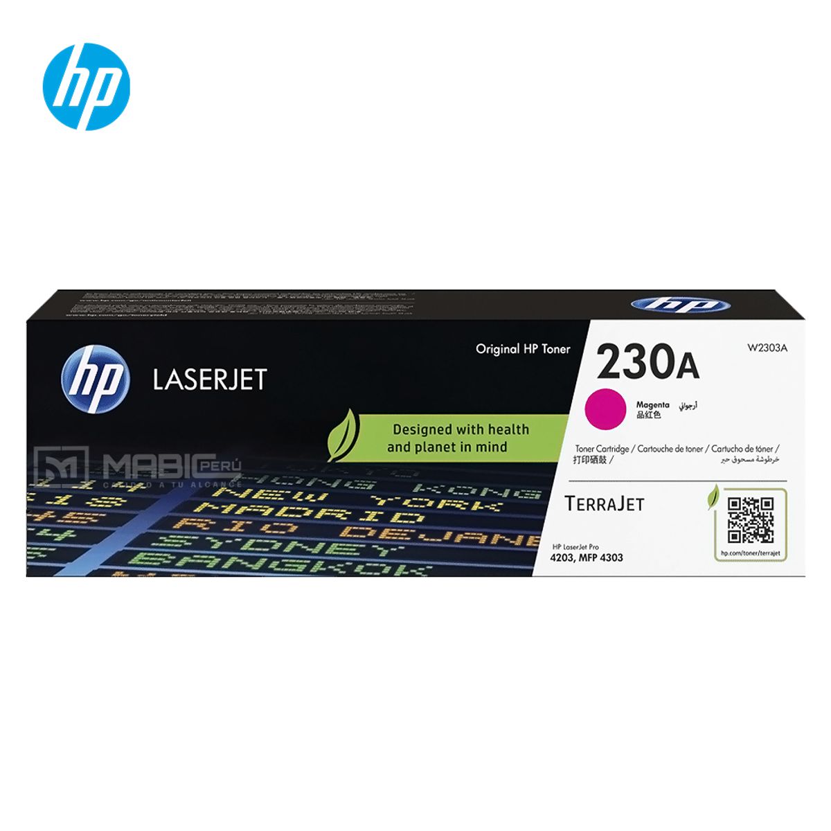 HP - TONER HP 230A MAGENTA W2303A LJ 4203 MFP 4303 ORIGINAL