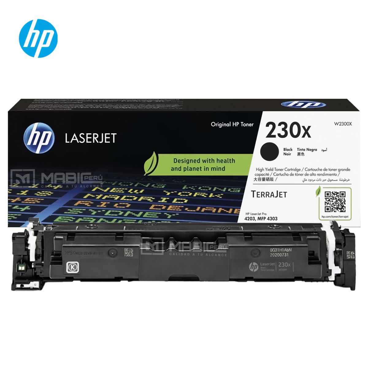 HP - TONER HP 230X NEGRO W2300X LJ 4203 MFP 4303 ORIGINAL