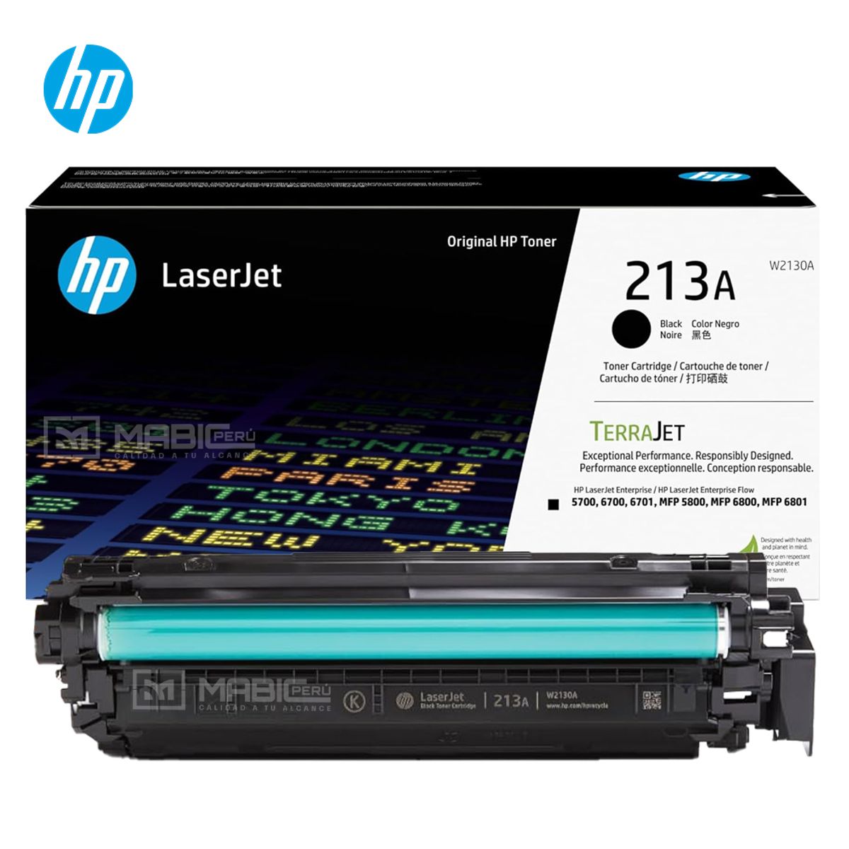 HP - TONER HP 213A NEGRO W2130A LJ 5700 5800 6700 6800 ORIGINAL