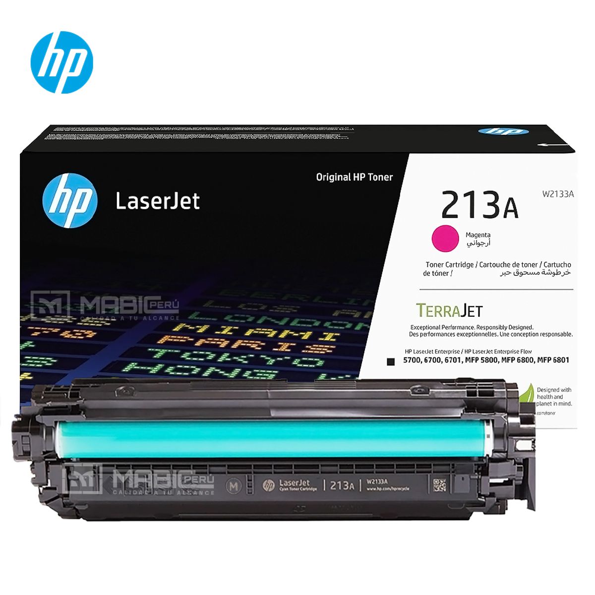 HP - TONER HP 213A MAGENTA W2133A LJ 5700 5800 6700 6800 ORIGINAL