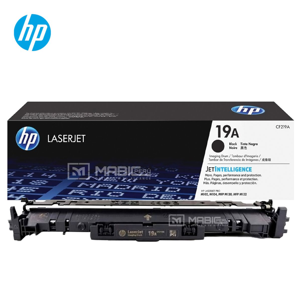 HP - TAMBOR DRUM HP 19A NEGRO CF219A LJP M102 M104 ORIGINAL