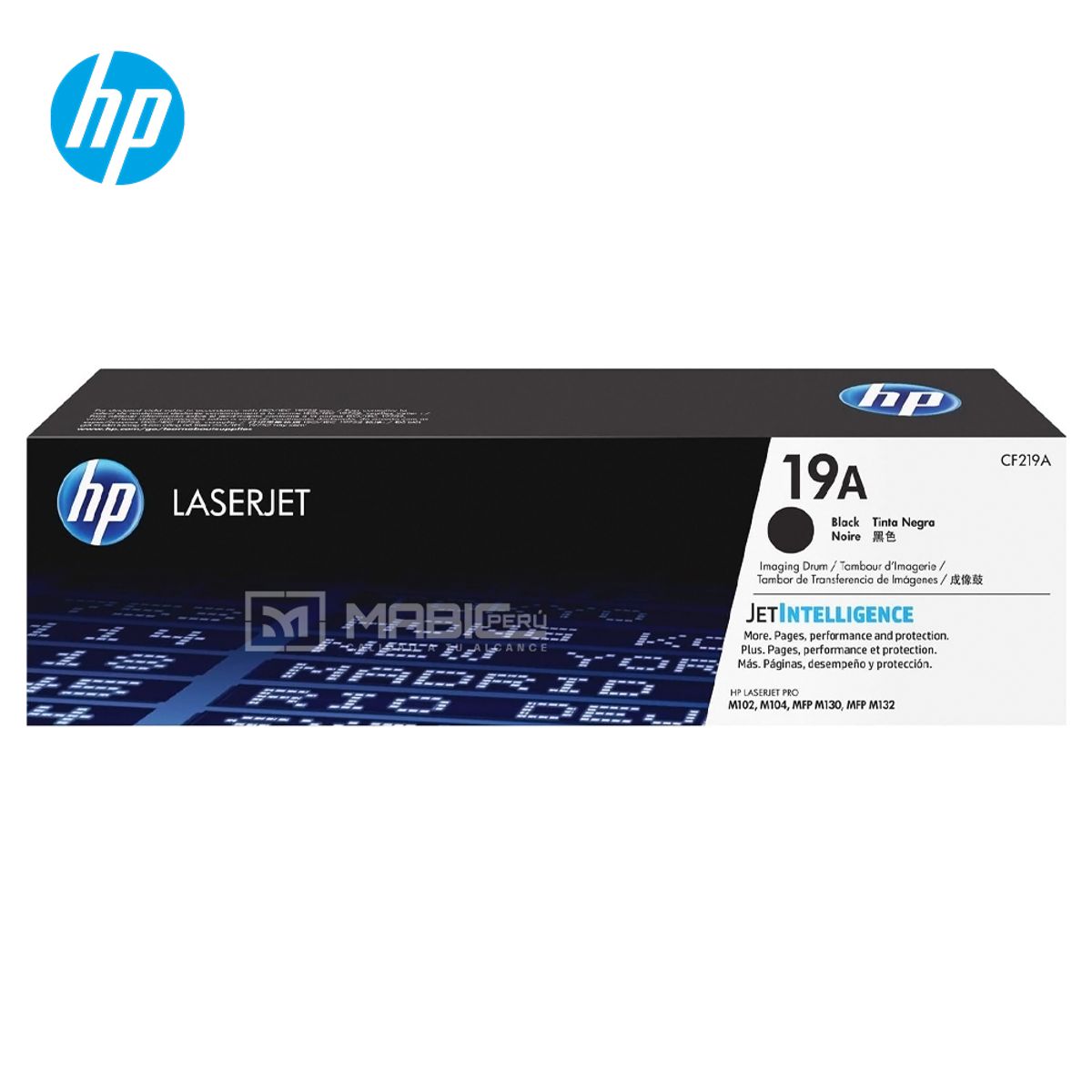 HP - TAMBOR DRUM HP 19A NEGRO CF219A LJP M102 M104 ORIGINAL