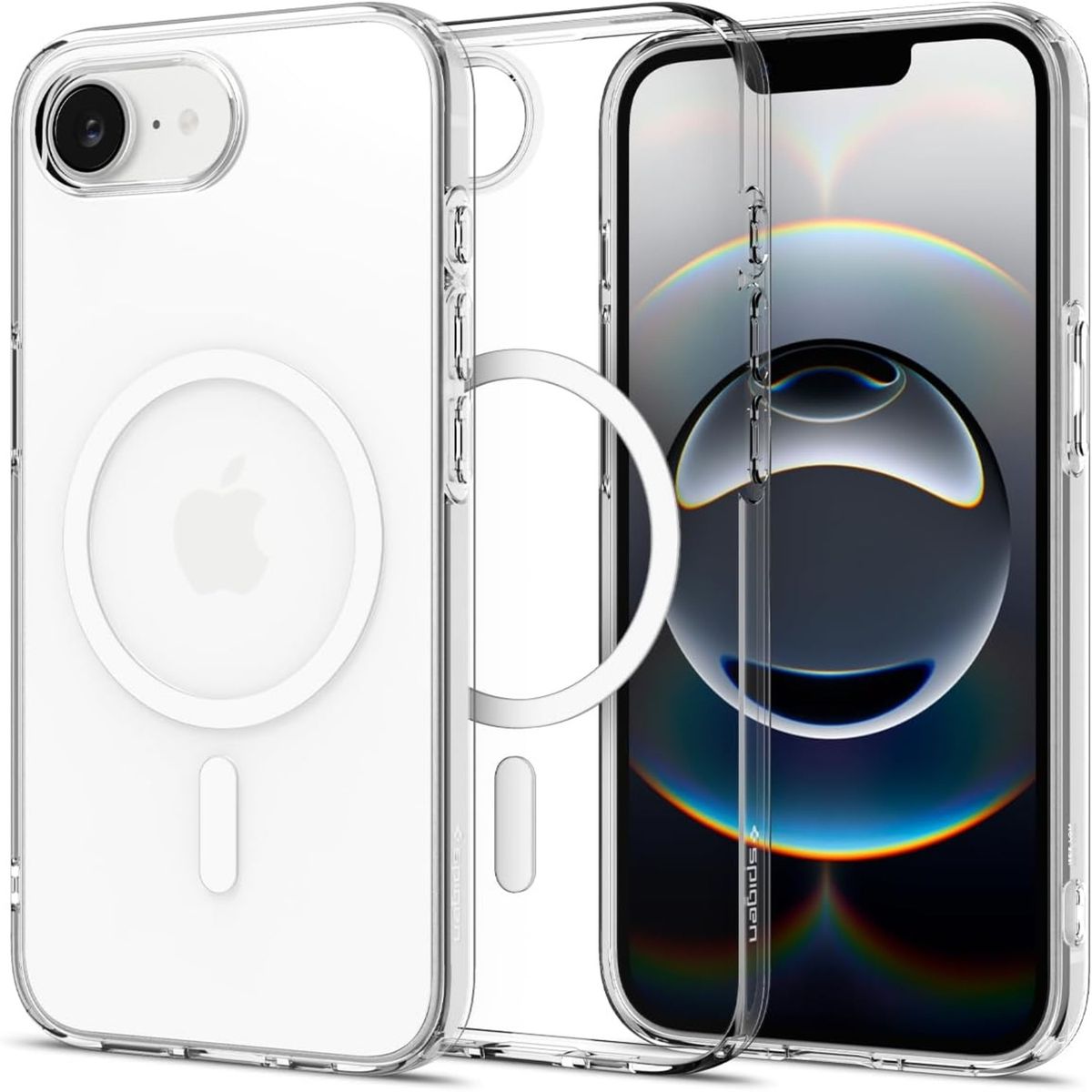 GENERICO - CASE MAGSAFE PARA IPHONE 16E- TRANSPARENTE