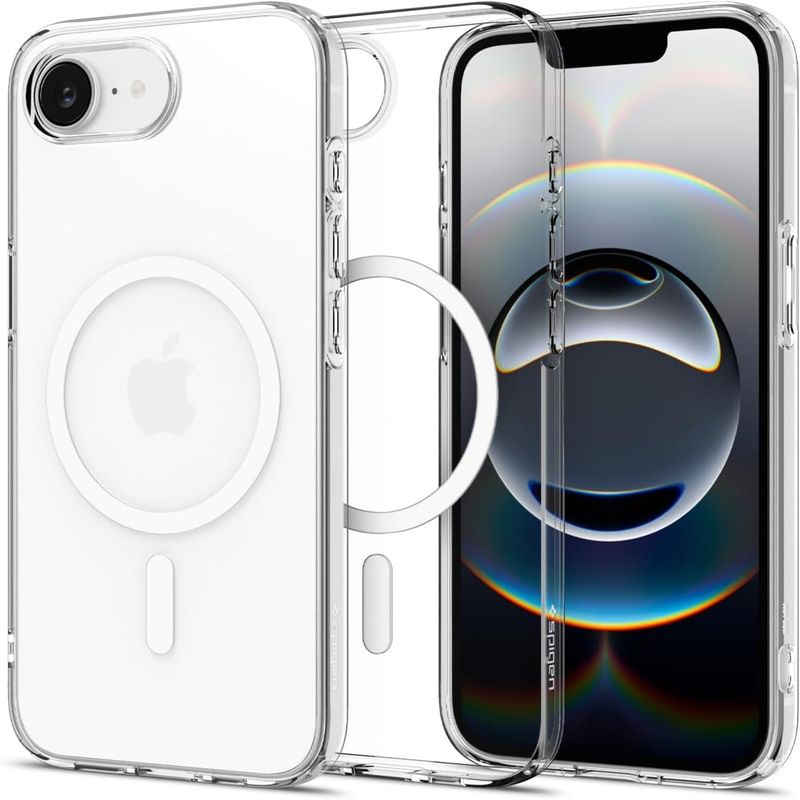 GENERICO - CASE MAGSAFE PARA IPHONE 16E- TRANSPARENTE