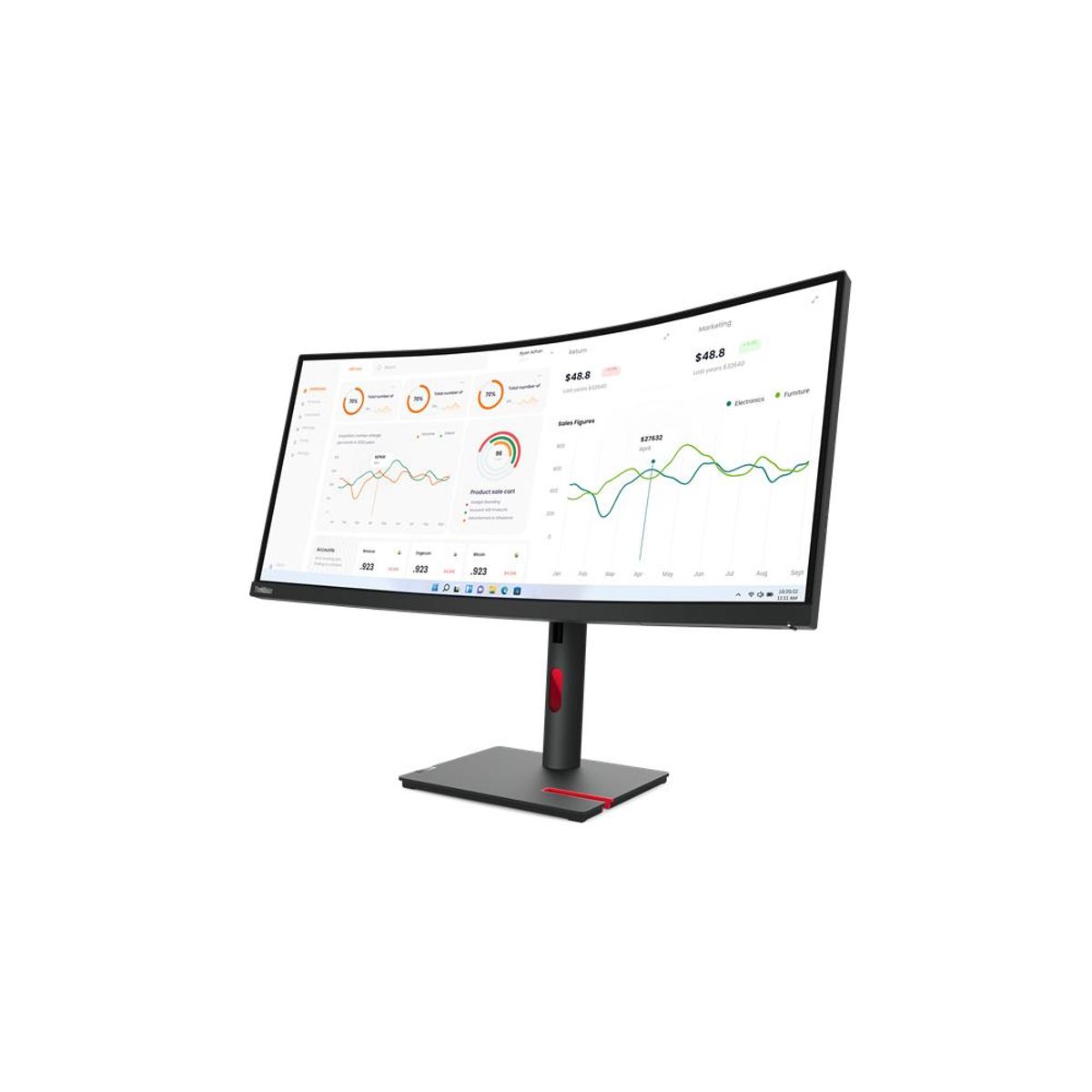 LENOVO - Monitor Lenovo ThinkVision T34w-30 34