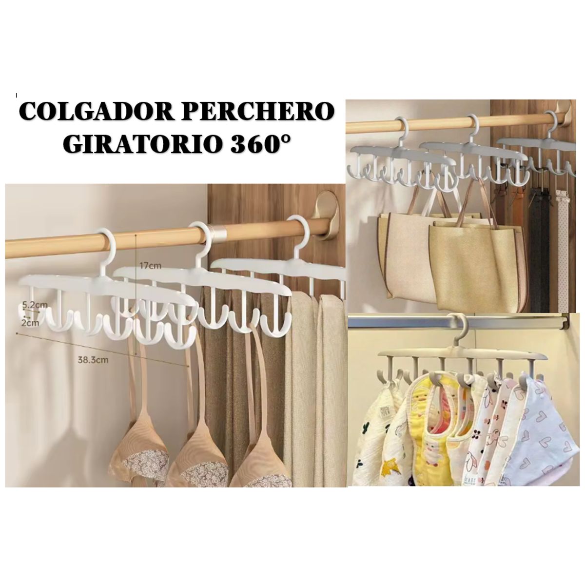 GENERICO - PERCHERO COLGADOR DE ROPA