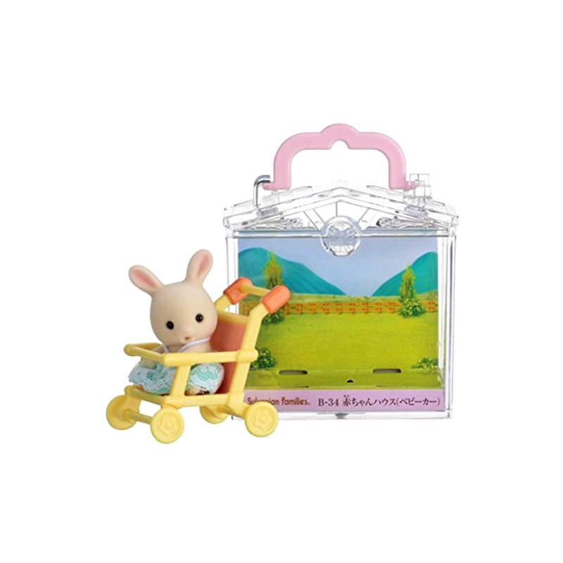 SYLVANIAN FAMILIES - Sylvanian Casita de Acrilico baby conejito coche
