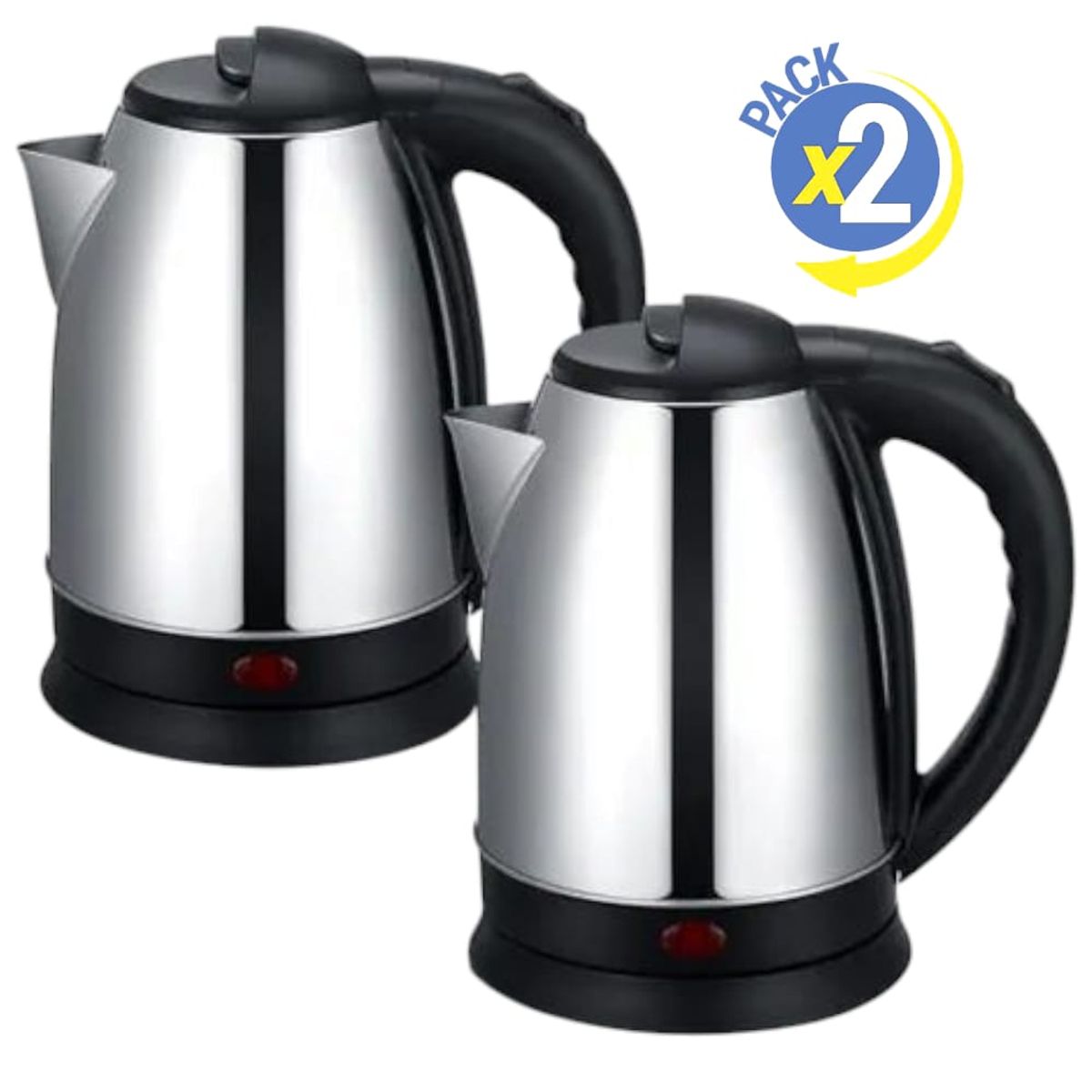 OEM - Set de 2 Hervidores Eléctricos 2L con Función de Apagado Seguro