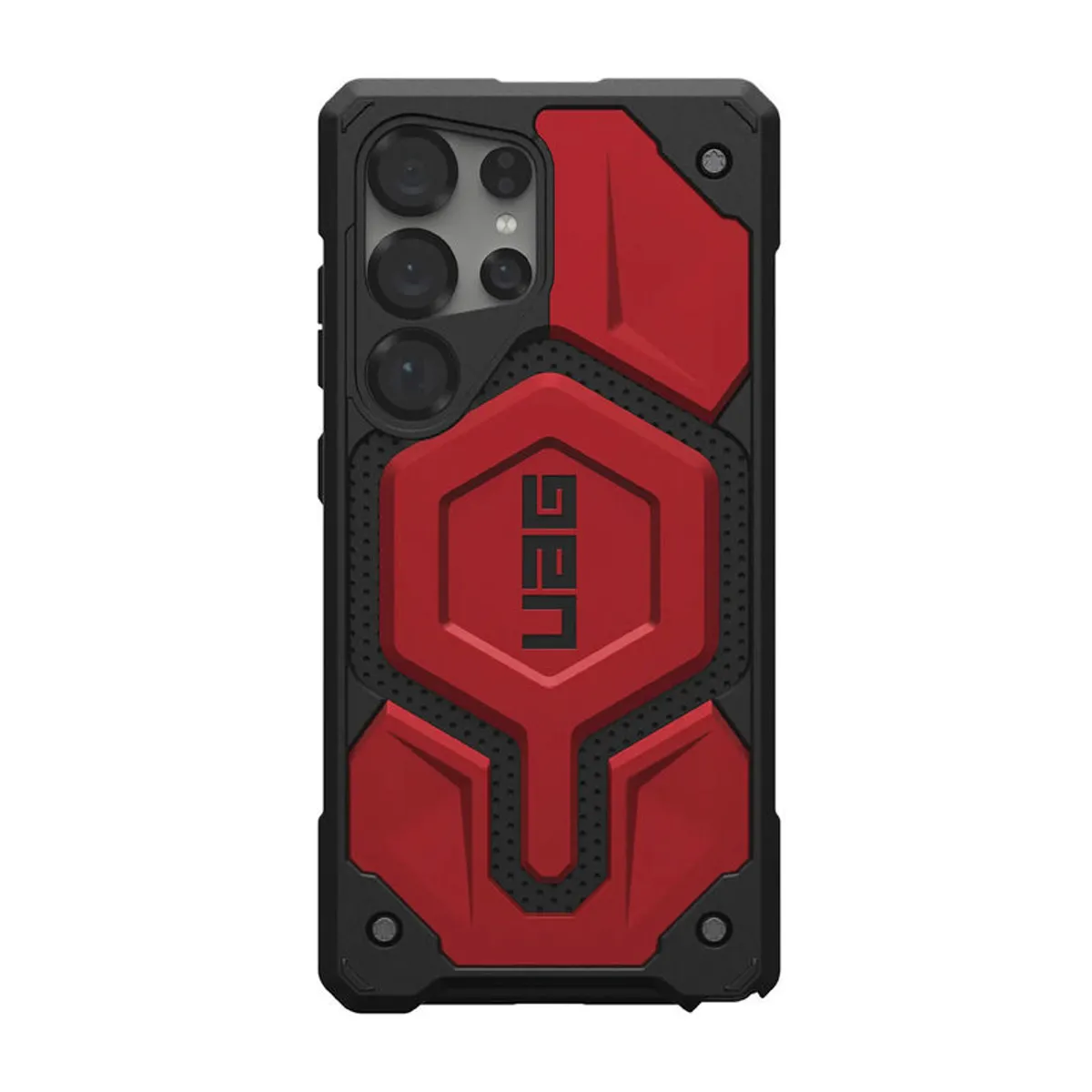 URBAN ARMOR GEAR - Case UAG Galaxy S25 Ultra Magsafe Importado Protección Militar Rojo