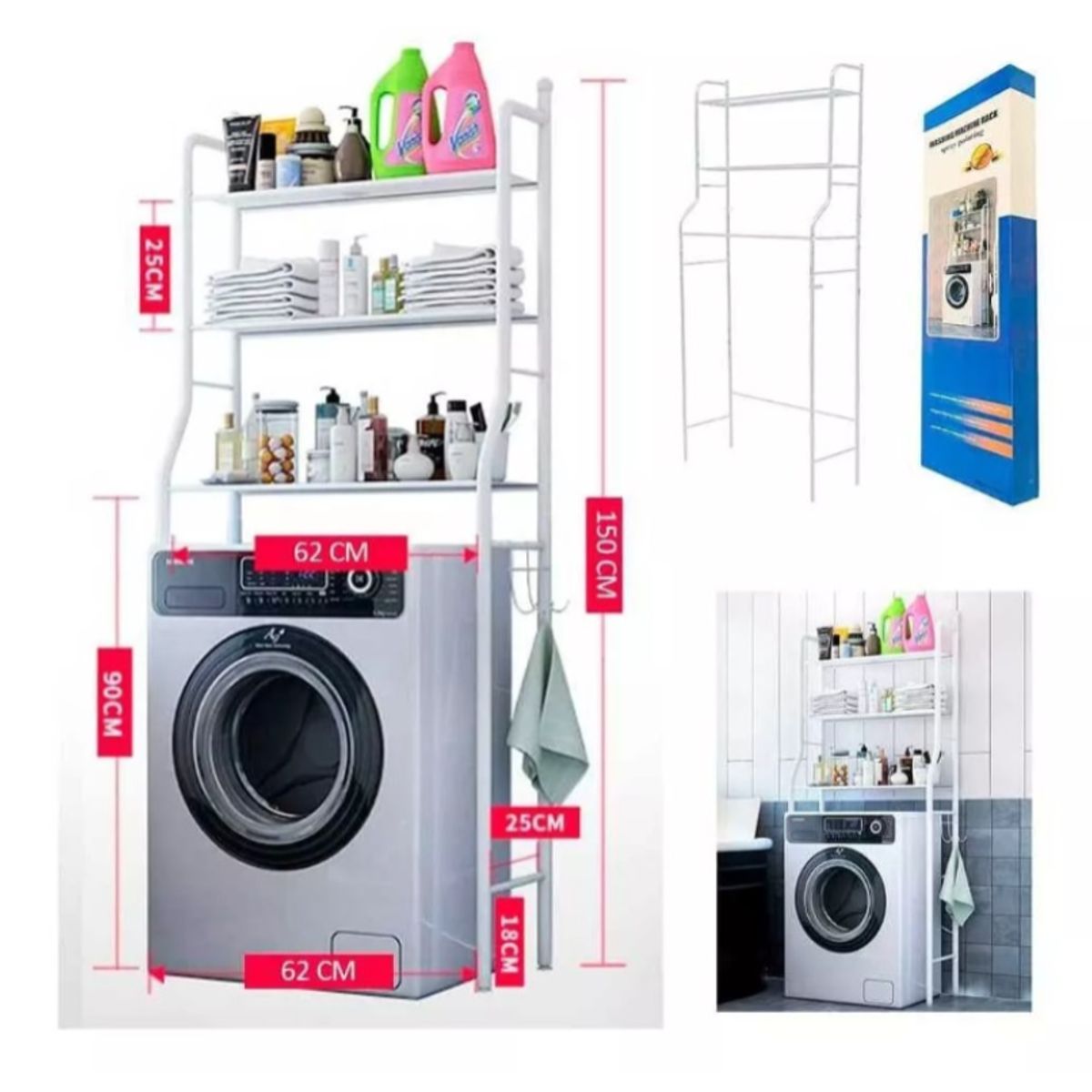 GENERICO - ESTANTE PARA LAVADORA