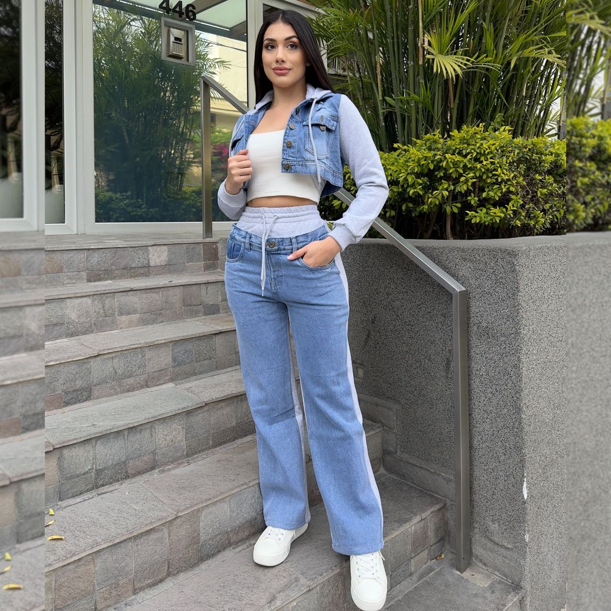 BENCUS JEANS - Pantalón Jean Algodón Mujer Bencus Track