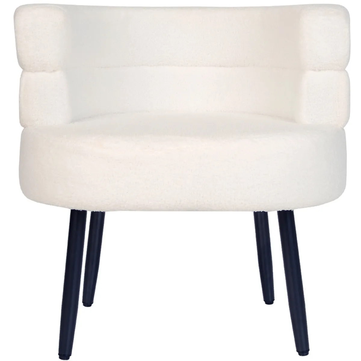 BUCKINGHAM - Silla Butaca Buckingham Nordic Ram Blanca