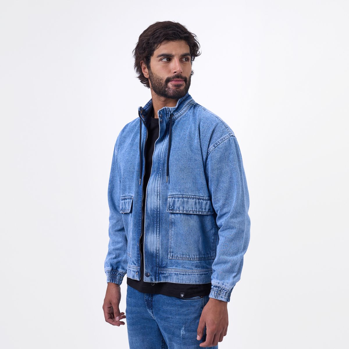 BRONCO - CASACA IP25RODDO DENIM - BIO BLEACH