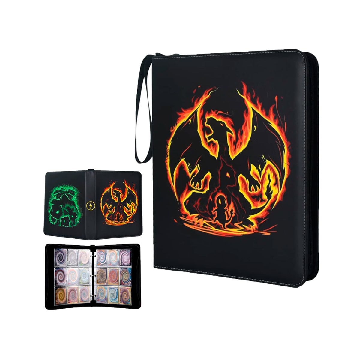 POKEMON - Pokemon Folder 9 Pocket 900 Cartas Charizard Venasaur