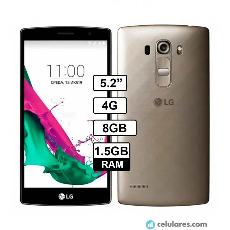 LG - Celular LG G4 BEAT - Color Dorado