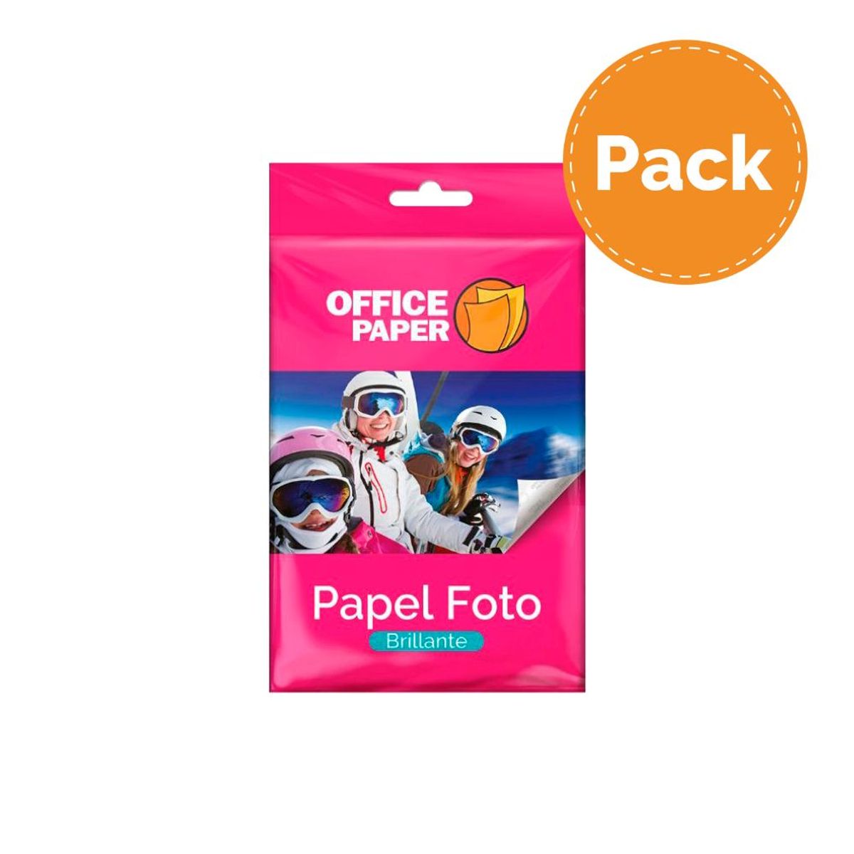 OFFICE PAPER - Papel Foto Office Paper Brillante 180g 25 H Jumbo Pack x3