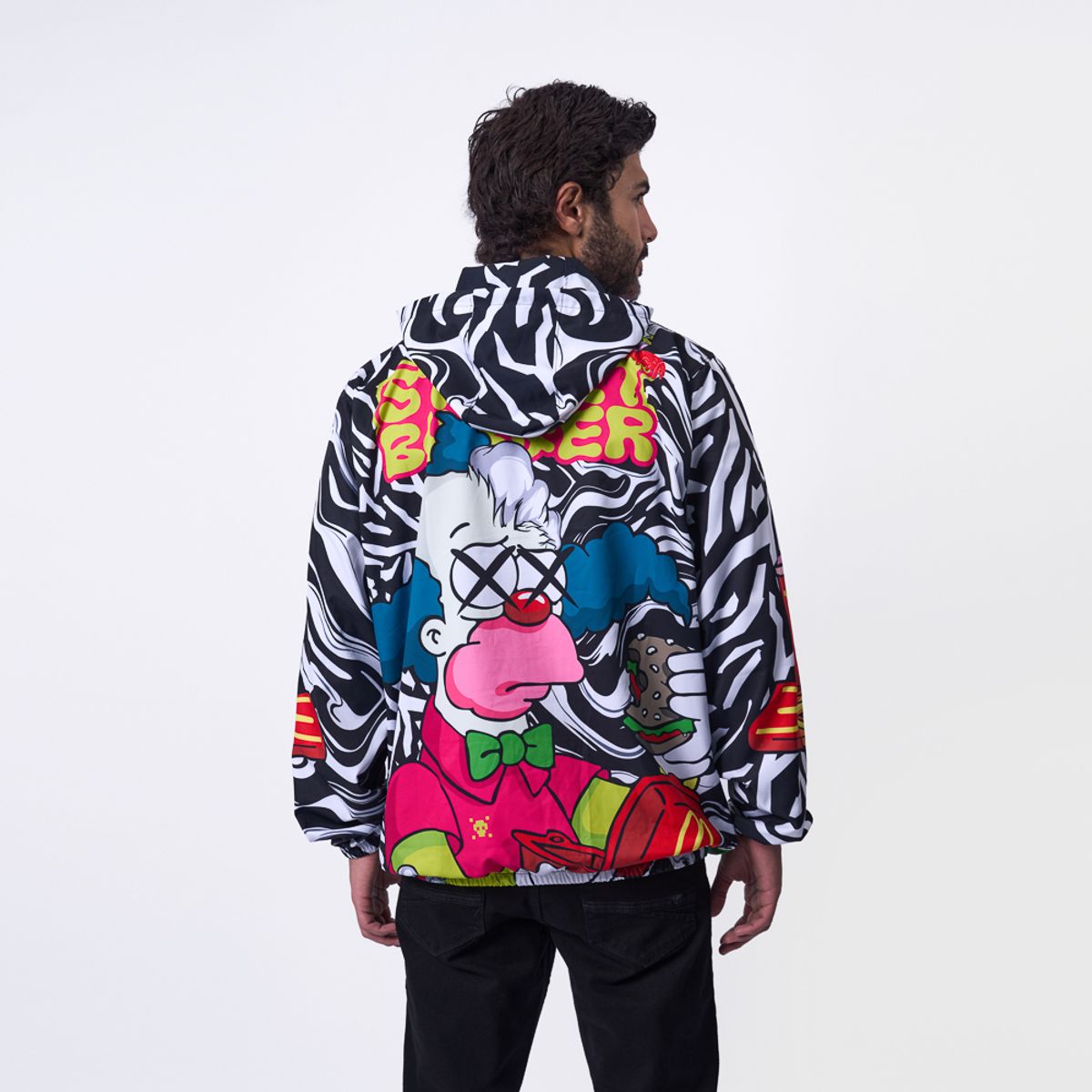 1921 - CASACA CI24DEMENCIEX NC NOVAK REPEL - PRINT NEGRO