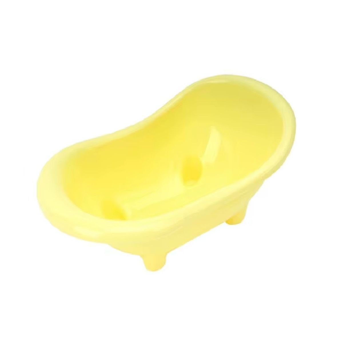 GENERICO - Baño tipo tina para hamsters amarillo