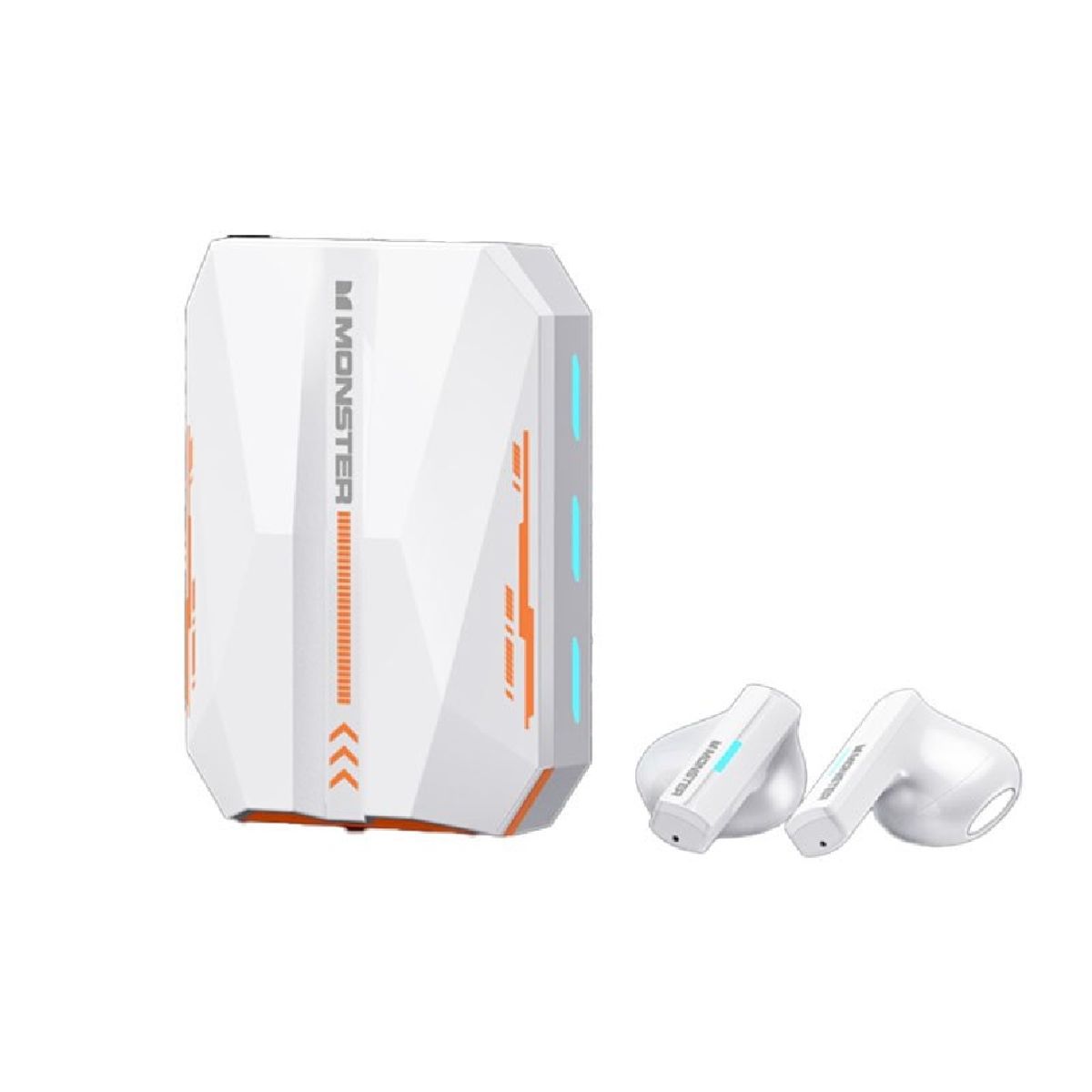 MONSTER - Audífonos Bluetooth Gamer Monster XKT11 Blanco