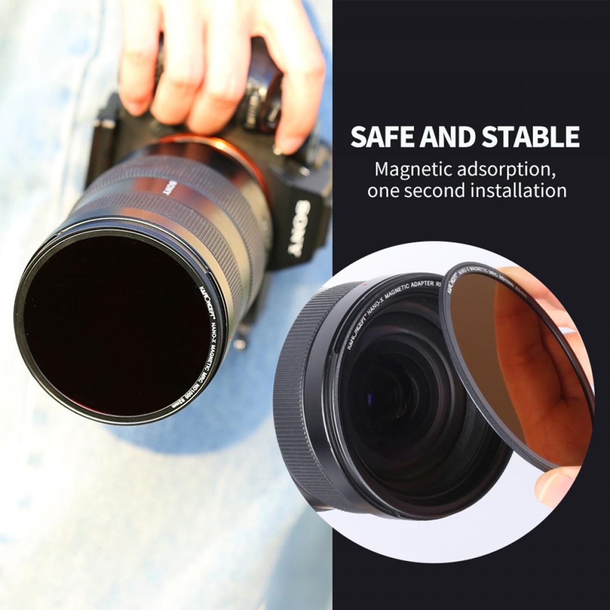 K&F CONCEPT - FILTRO K&F CONCEPT 3 EN 1 MAGNETICO MCUV+CPL+ND1000 46MM SKU.2121