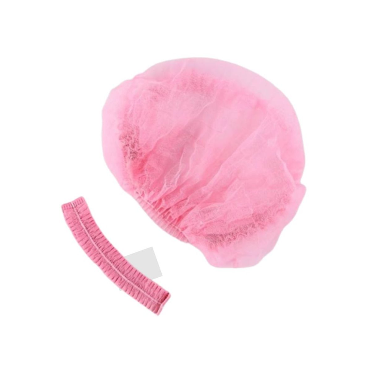 GENERICO - Gorro Descartable Tipo Tira Color Rosado x100 unidades