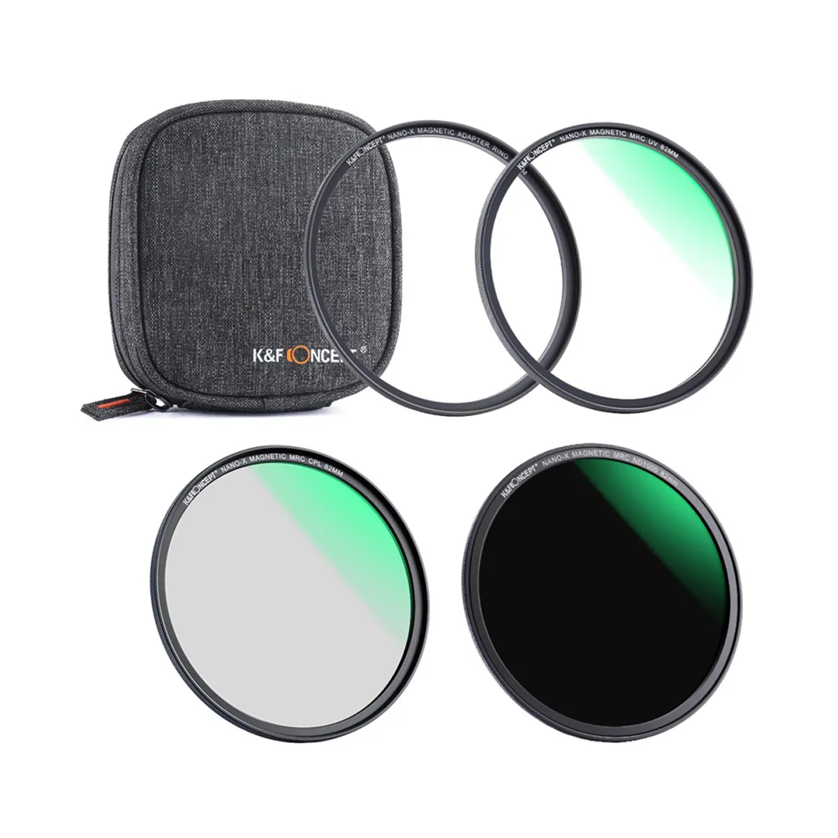 K&F CONCEPT - FILTRO K&F CONCEPT 3 EN 1 MAGNETICO MCUV+CPL+ND1000 52MM SKU.1650