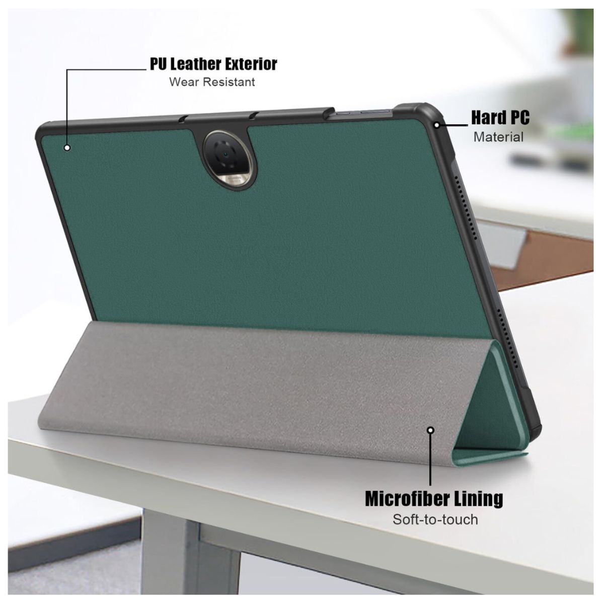 GENERICO - Funda Protector imantado para Honor PAD 9 12. 1" - VERDE