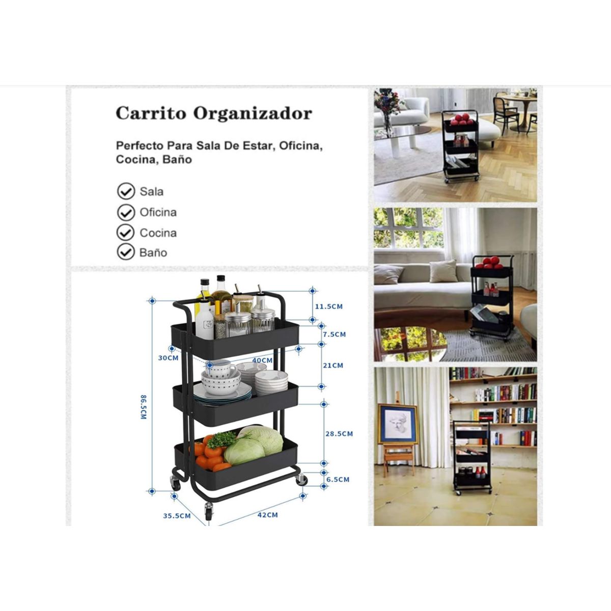 CARRITO ORGANIZADOR, marca GENERICO - Foto Principal