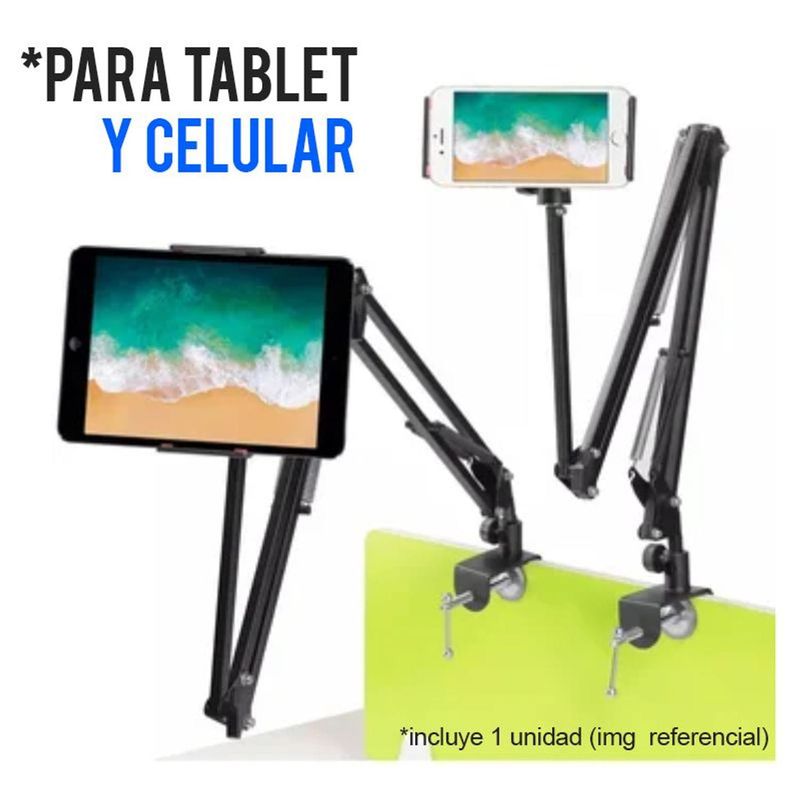 OEM - Soporte Articulado Universal para Celular y Tablet - Multiusos