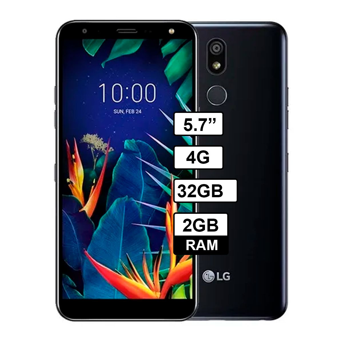 LG - Celular LG K40 32GB - 2GB RAM Color Negro