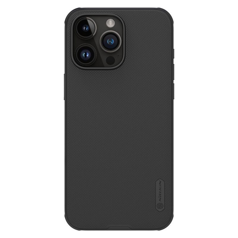 NILLKIN - Case Nillkin Super Frosted Magnetic para iPhone 15 Pro Max - Negro