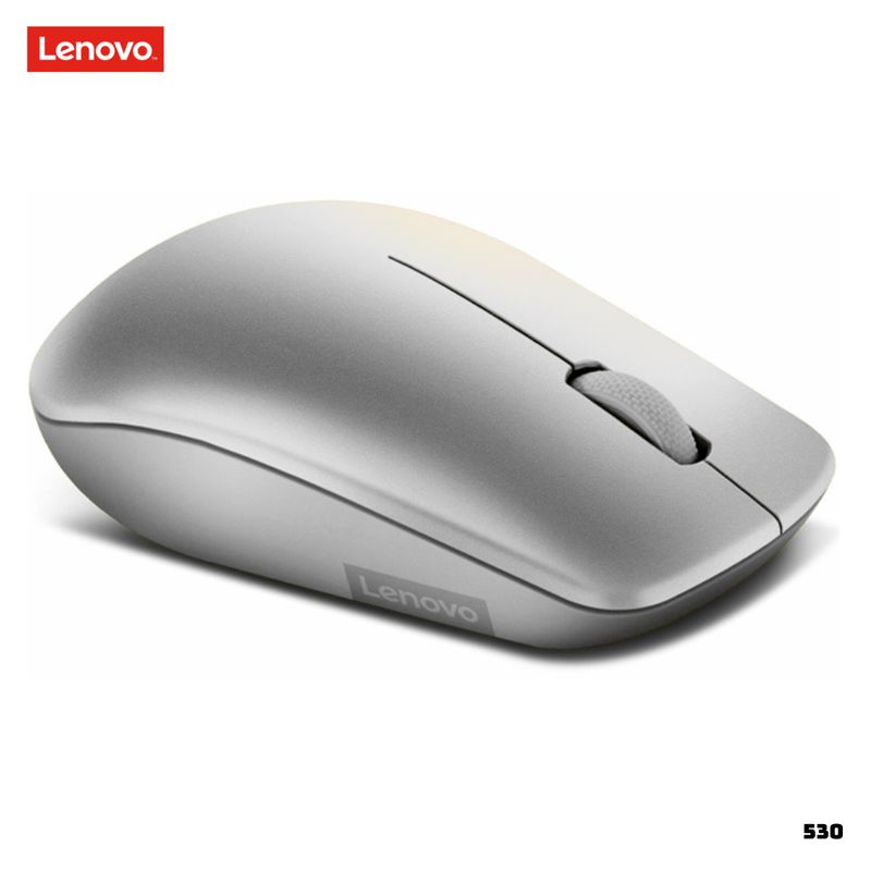 LENOVO - MOUSE INALAMBRICO LENOVO 530 DISEÑO AMBIDIESTRO 1200 DPI - GRIS PLATINO