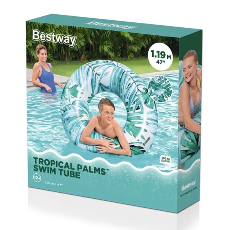 BESTWAY - FLOTADOR ARO PALMAS TROPICALES - BESTWAY