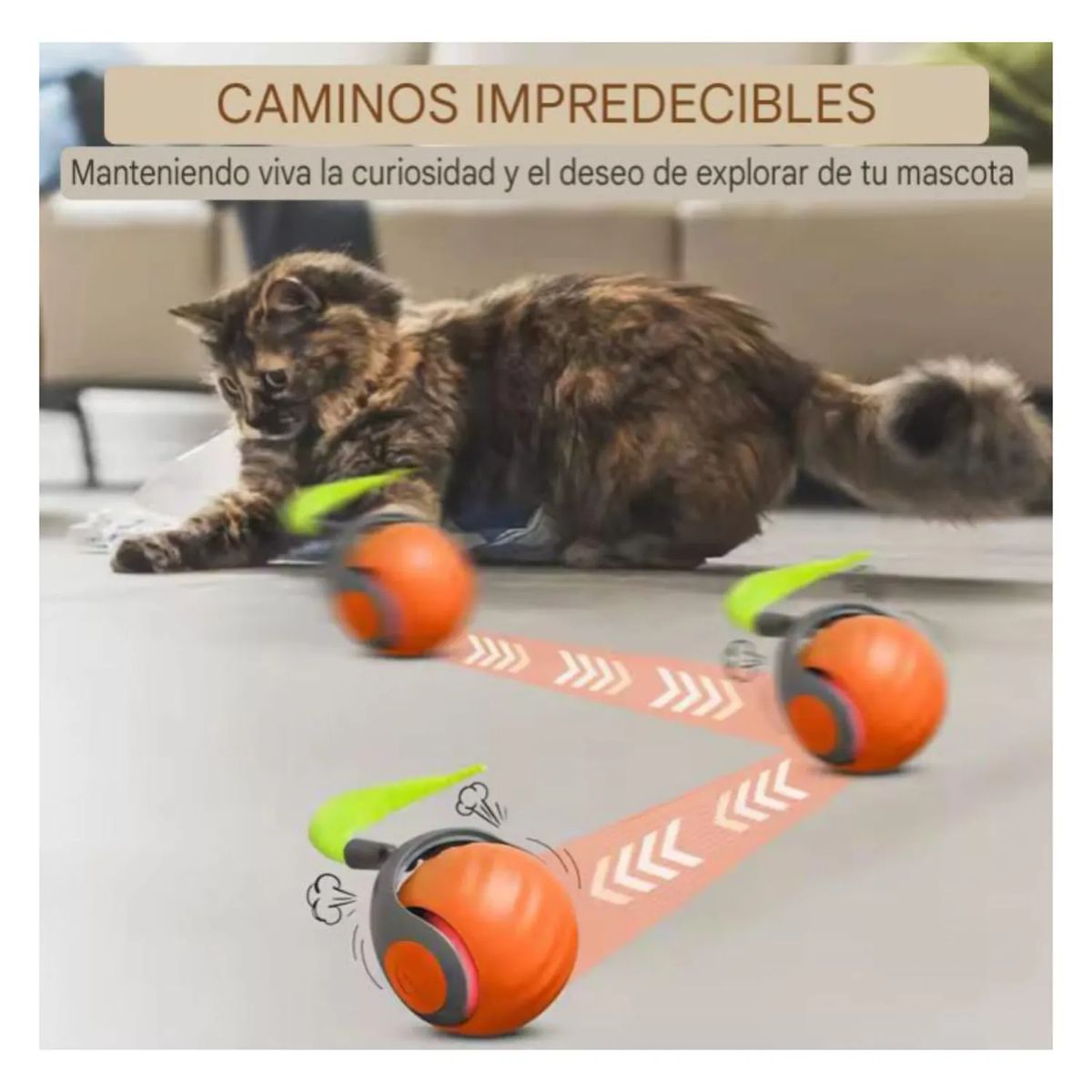 GENERICO - PELOTA INTERACTIVA PARA MASCOTAS