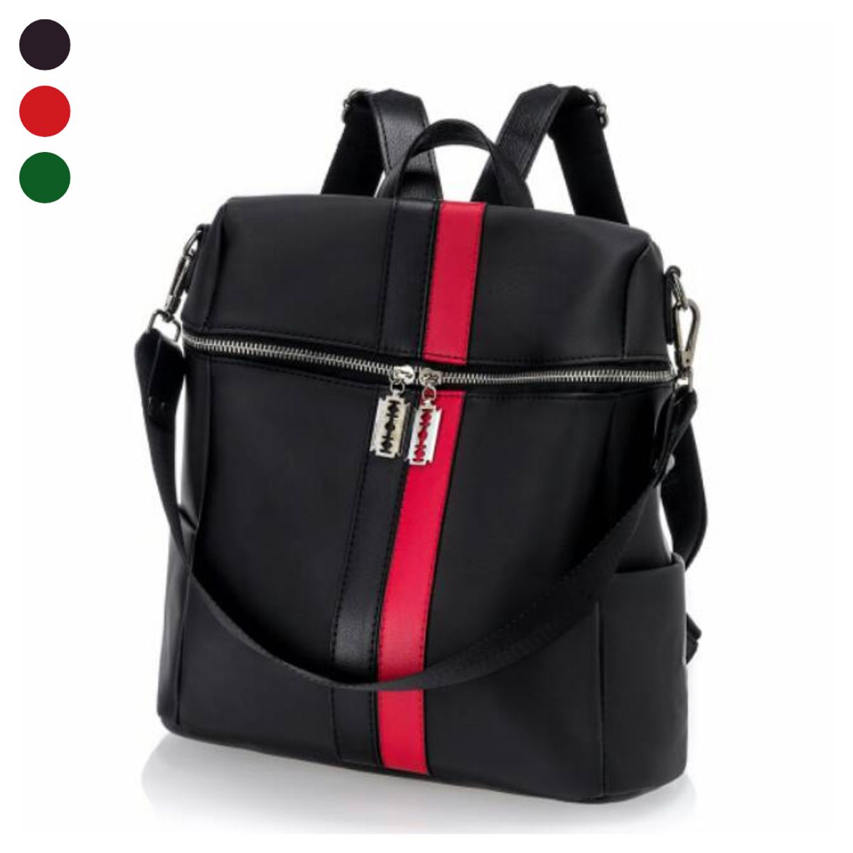 INSPIRA MARKET - Mochila Aesthetic Antirobo Mujer Rayas Bicolor