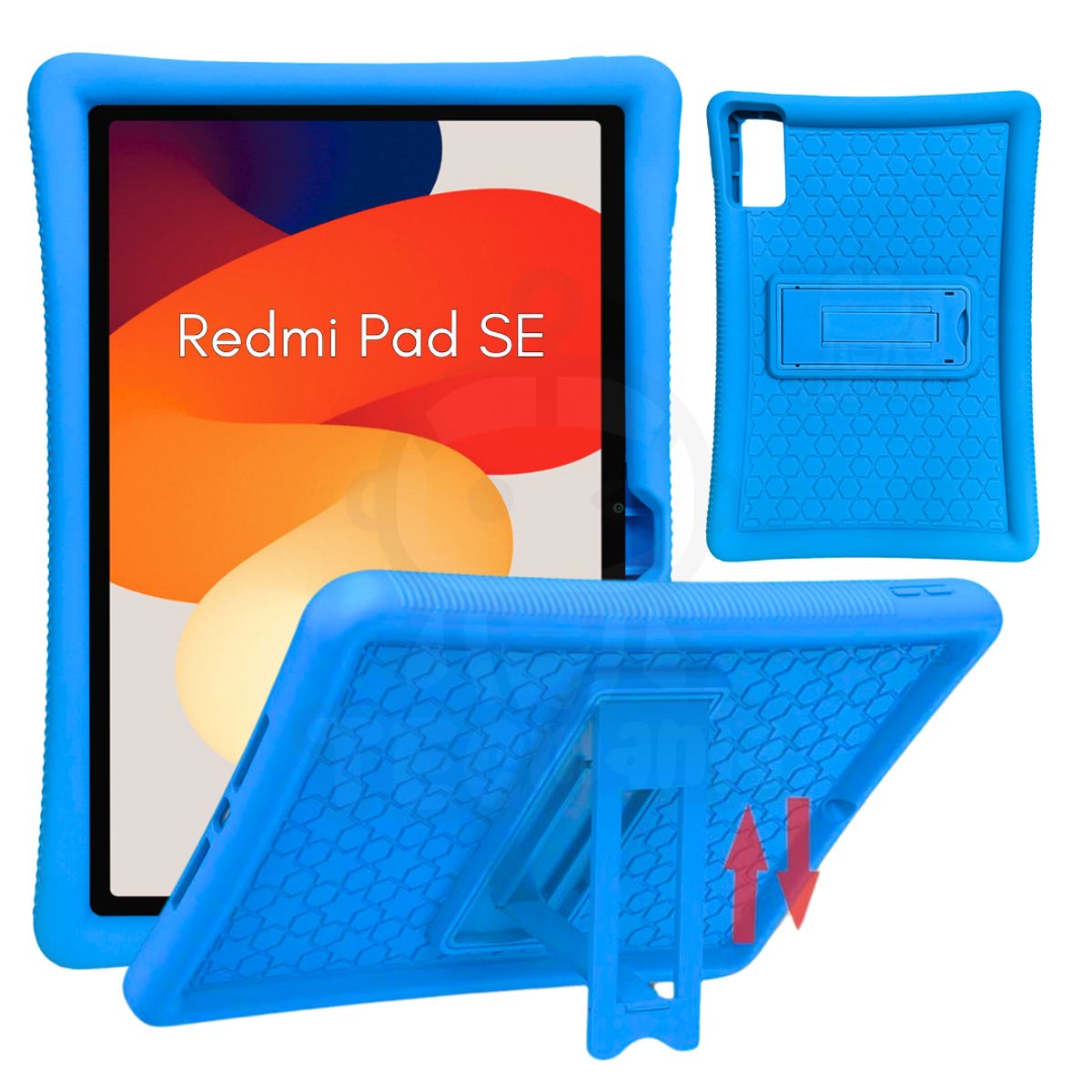 GENERICO - Funda Protector Antigolpe Goma Para Redmi PAD SE 11 - CELESTE