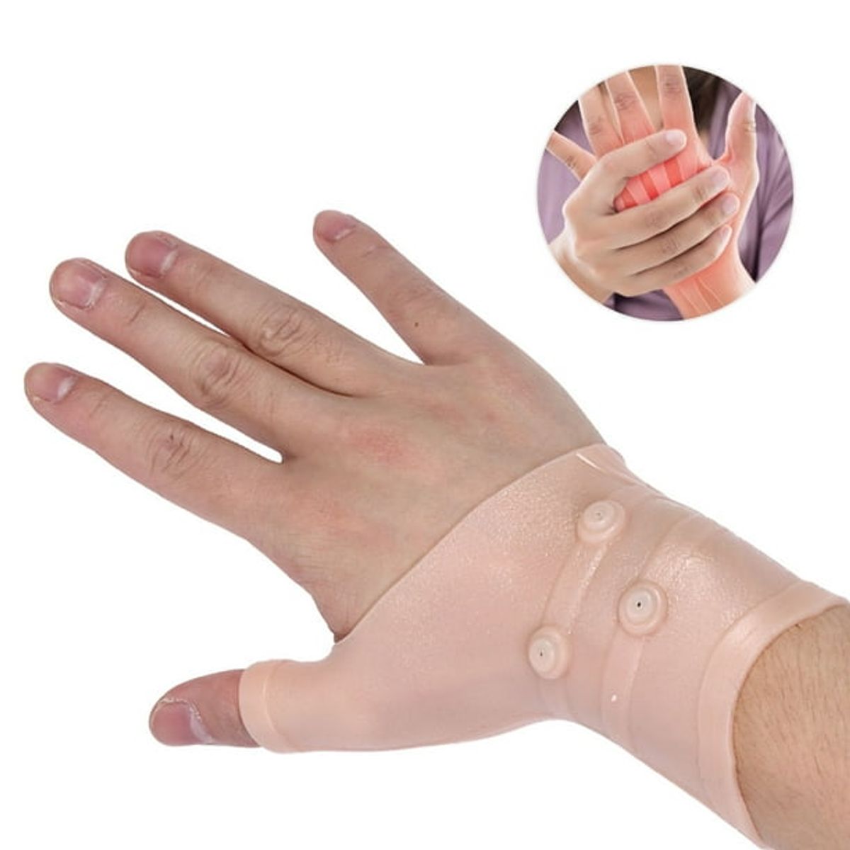 OEM - Muñequera Magnética Flexible para Terapia de Mano