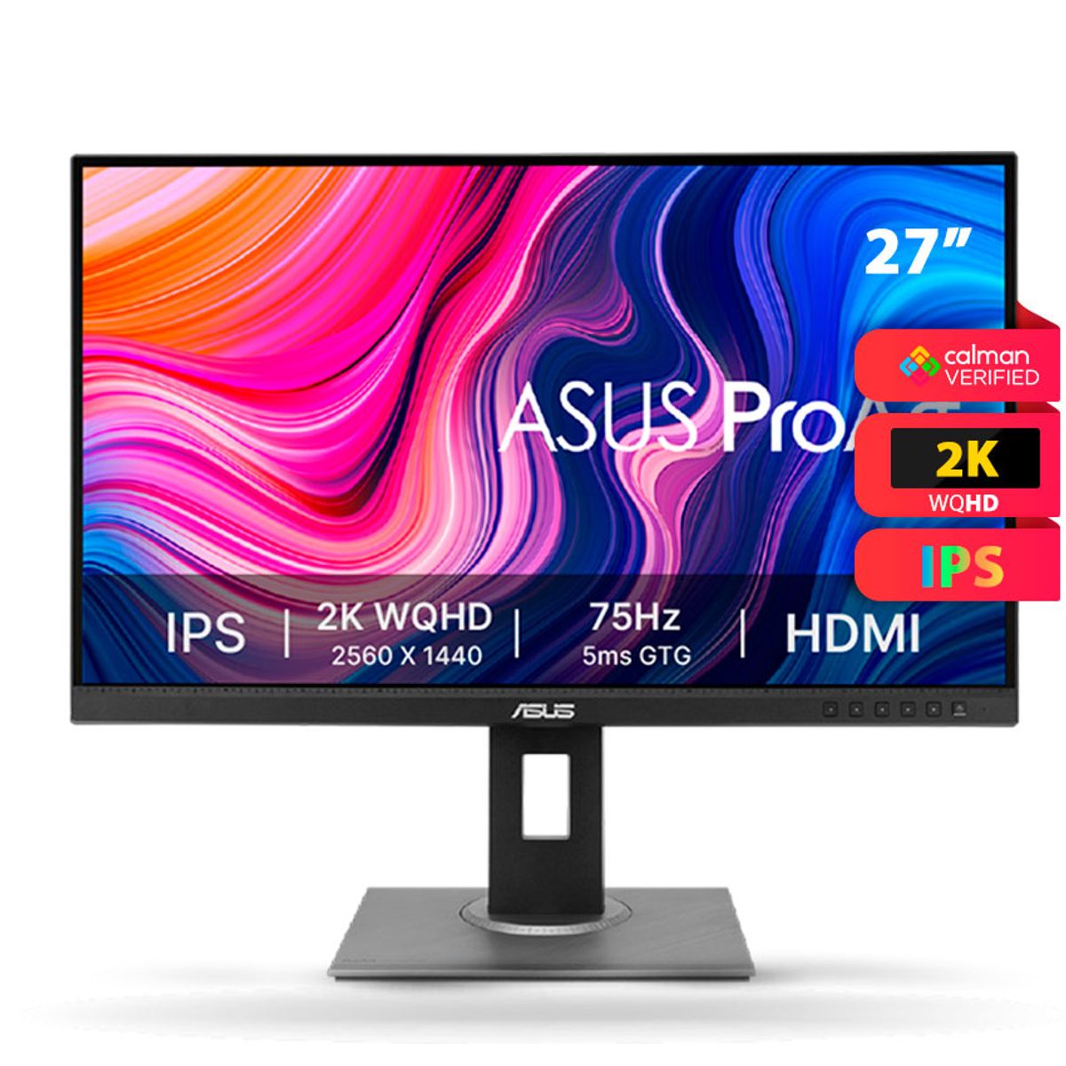 ASUS - Monitor Profesional ASUS ProArt PA278QV 27 2k IPS 100% sRGB